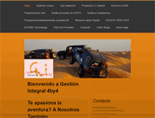 Tablet Screenshot of gi4by4.com
